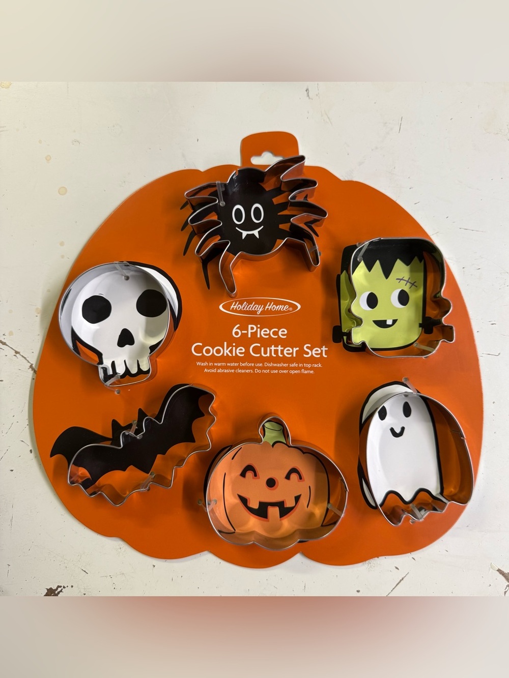 Holiday Home 6pc Cookie Cutter Set Halloween Monster Mash Skull Ghost Bat New